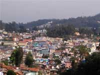 Udhagamandalam City View Nilgiris tamilnadu india
